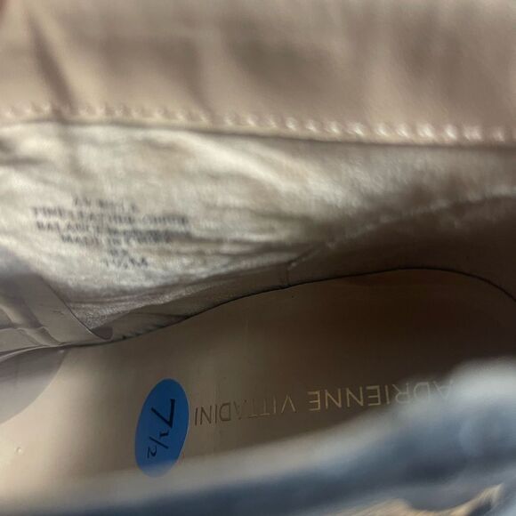 Adrienne Vittadini leather calf hair Chita print ankle boots black trim SZ7.5M - Picture 14 of 15